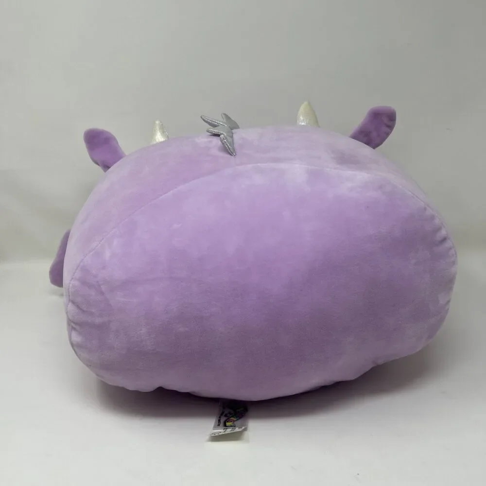 Squishmallows Kellytoy Easter Plush Dina the Purple Dragon Stackable 8